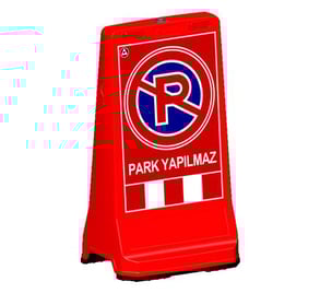 Reklam Ve Uyarı Dubası 495X395X905 Mm