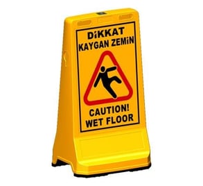 Ultra Levhalı Reklam Dubası (İki Yönde Uyarı)90X49.5X39.5