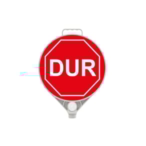 Yuvarlak Dur Uyarı Levhası